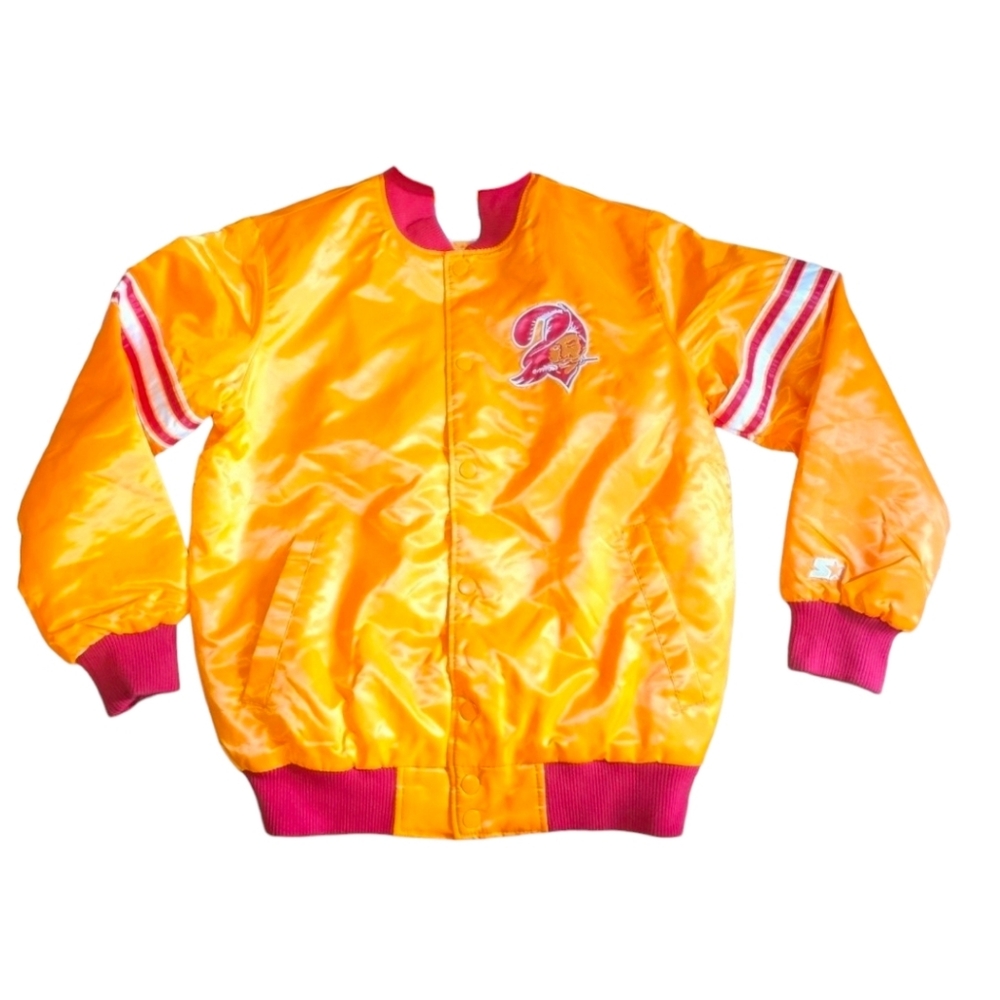 Vintage 90's Tampa Bay Buccaneers Creamsicle Starter Jacket XL